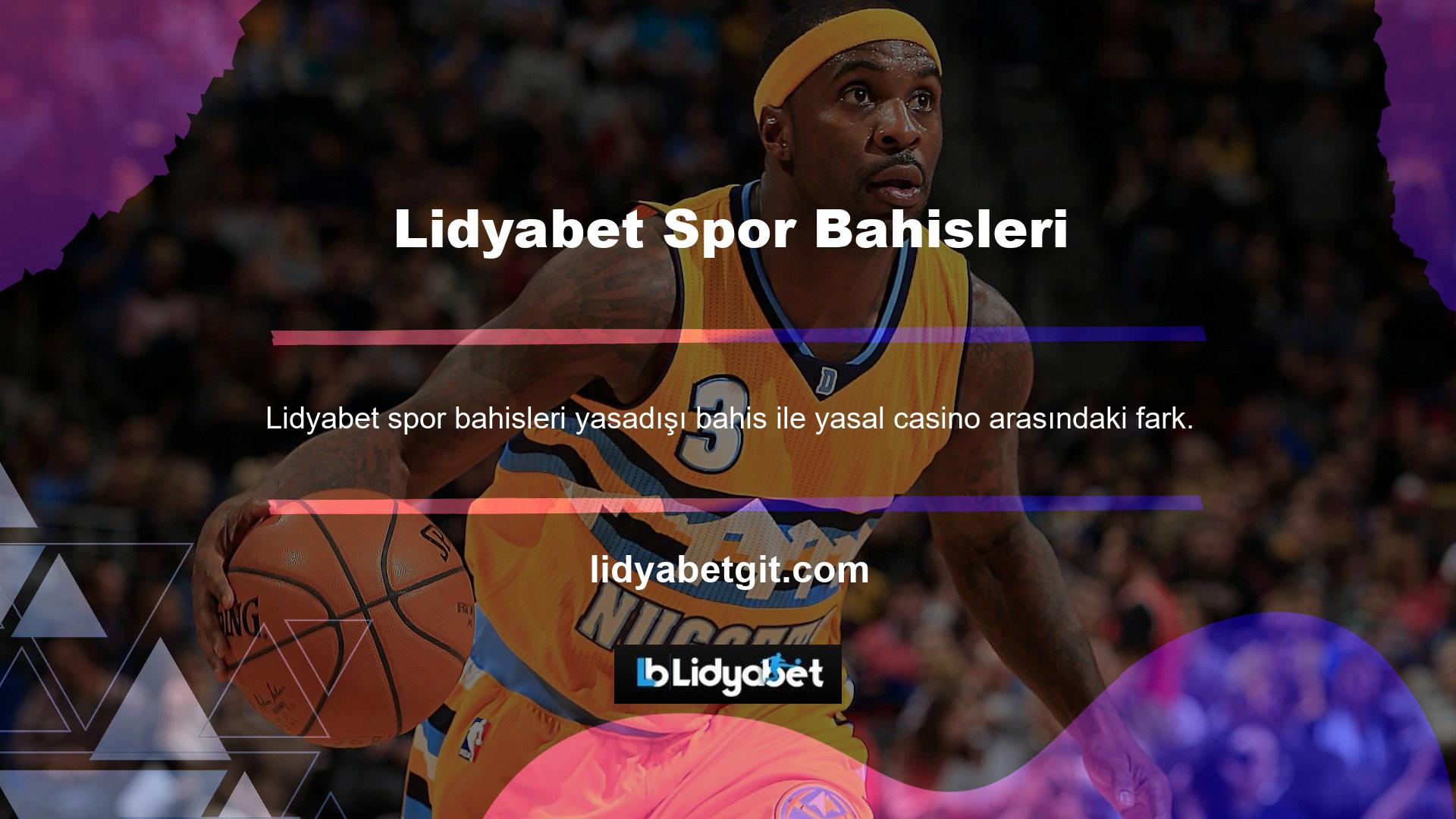 Spor bahis oranlarına Lidyabet web sitesinden ulaşılabilir